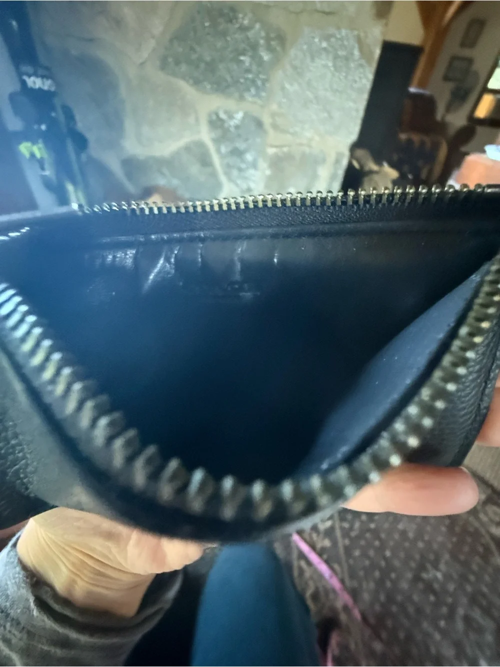Coach NY EZ Rider zip card case